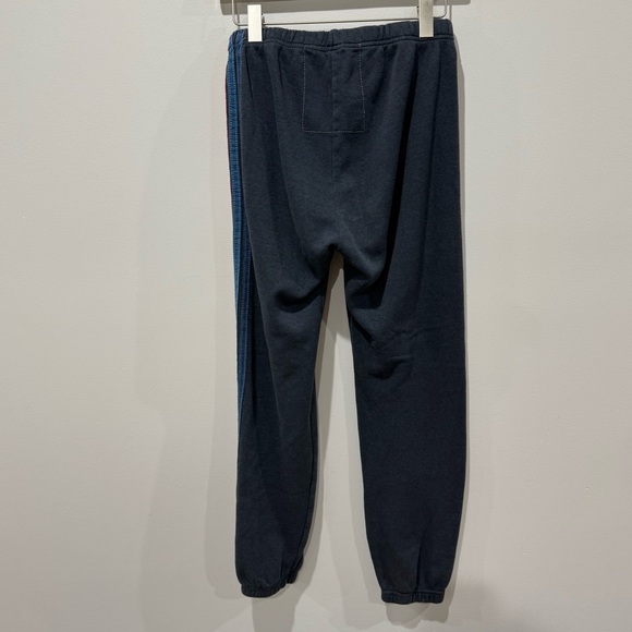 Aviator Nation Size Medium Loungewear Set Rainbow Stripe Hoodie & Sweatpants - Picture 6 of 7